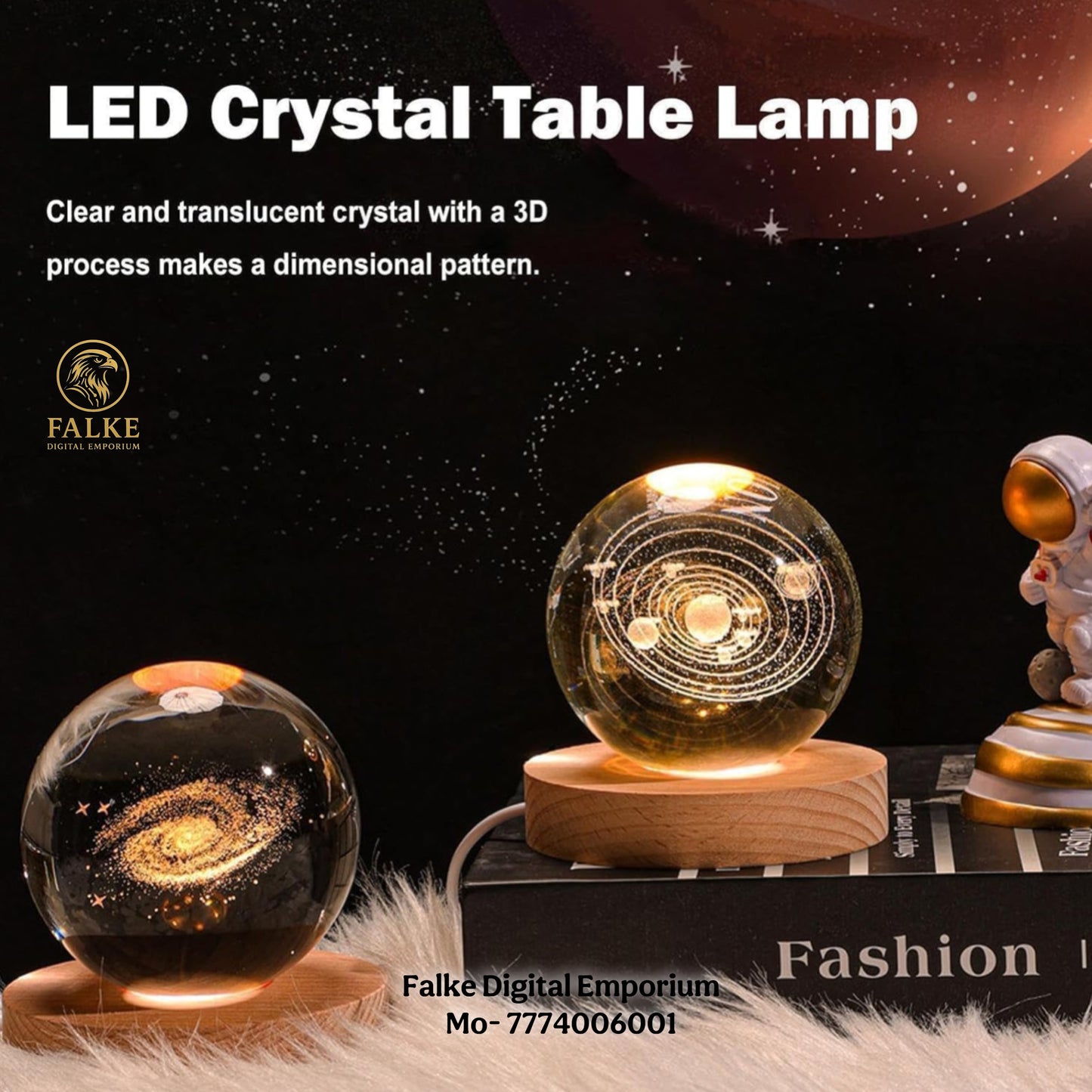 3D CRYSTAL NIGHT LAMP