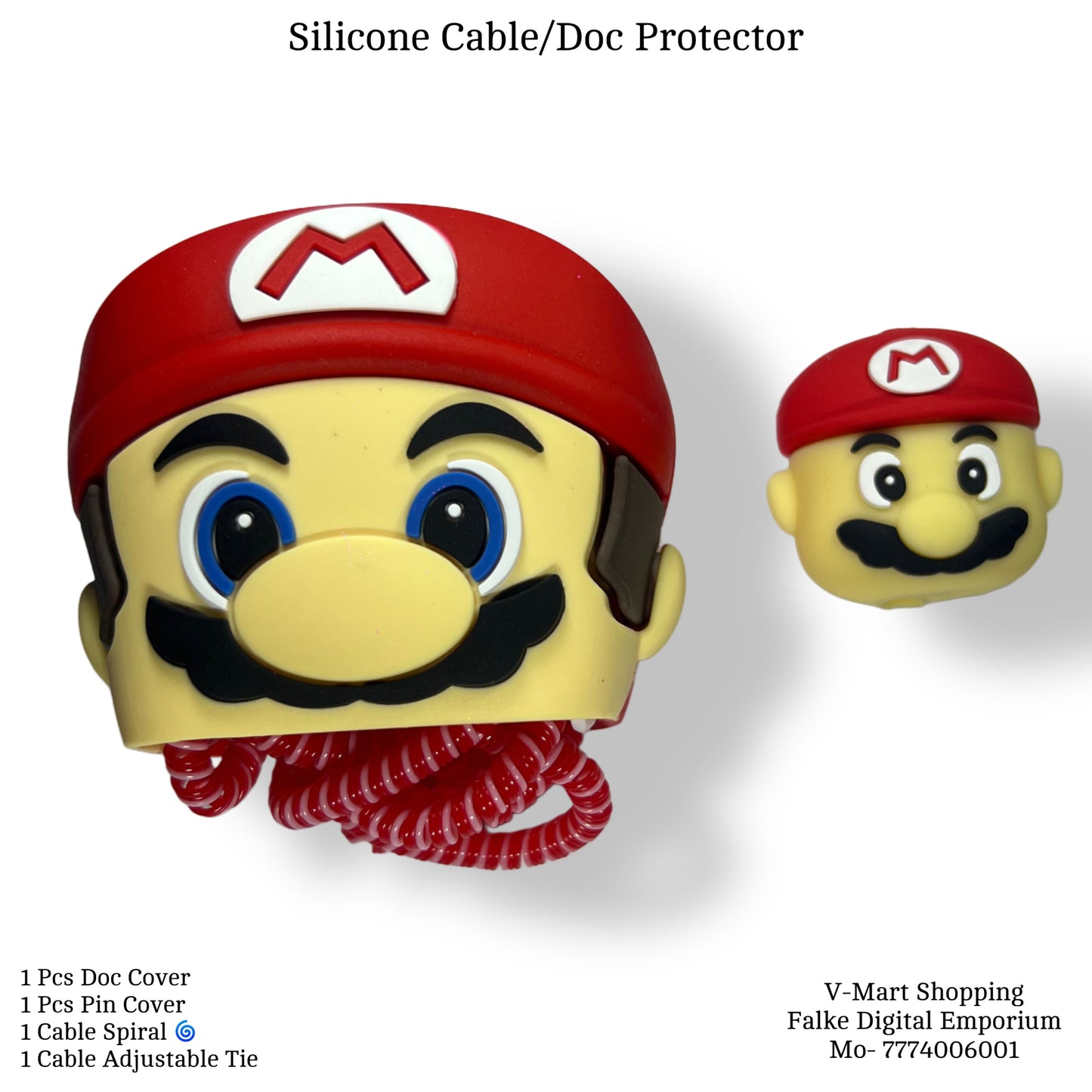 Mario Grand Silicone Charger Case