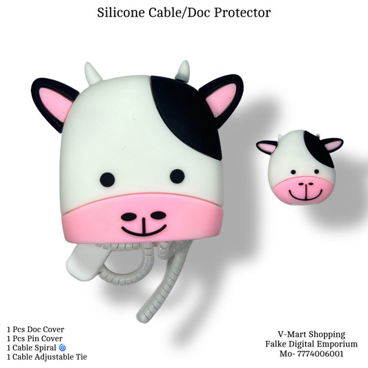 Cute Cow Silicone Case 20W
