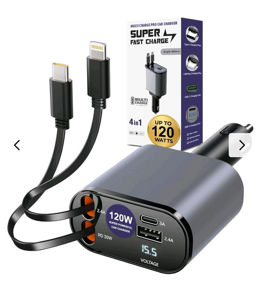 Car Multiple Charger 120W