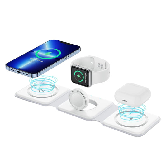 3 in 1 MagSafe Magnetic Foldable Wireless Charger
