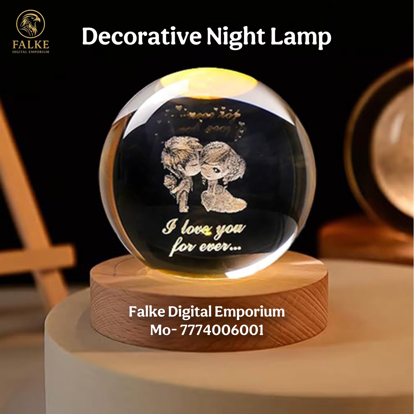 3D CRYSTAL NIGHT LAMP