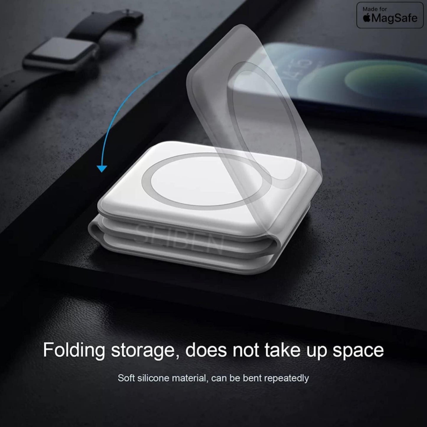 3 in 1 MagSafe Magnetic Foldable Wireless Charger